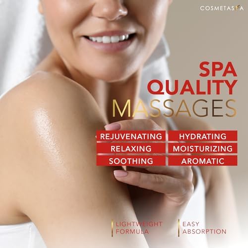 Natural Nourishing Citrus & Coconut Massage Oil- Smooth Glide, Non Greasy Therapeutic Massage Oils with Rejuvenating, Hydrating & Aromatic Essential Oils for Dry Skin, Soothes Muscle & Joints 8.8 oz - Image 3