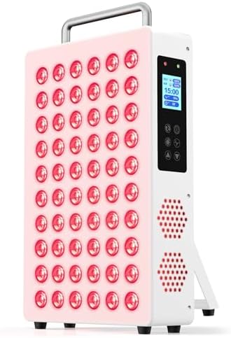 Red Light Therapy Panel for Body & Face, 60 Dual Chip LEDs by AULAIDIK