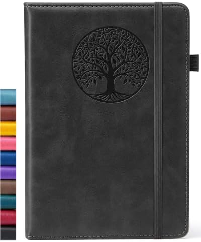 BIYUNRO Leather Journal, Writing Notebook for Women Men by BIYUNRO