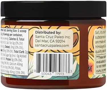 Santa Cruz Paleo Electrolyte Powder, Apricot Flavor, Sugar Free Hydration Drink Mix with Himalayan Pink Salt, Sea Salt, Magnesium Glycinate, Potassium Chloride, Sweetened with Stevia, 30 Servings - Image 6