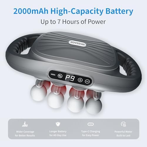 16 Head Deep Tissue Massage Gun, Handheld Percussion Massager - Image 4