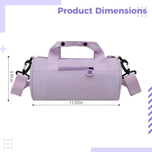 5 Pcs Mini Gym Bag Kit, Including Hand Grip, Roller Massage Stick, Workout Yoga Band & Spiky Ball, Sport Women Gym Bag, Portable Travel Accessories Set - Image 5