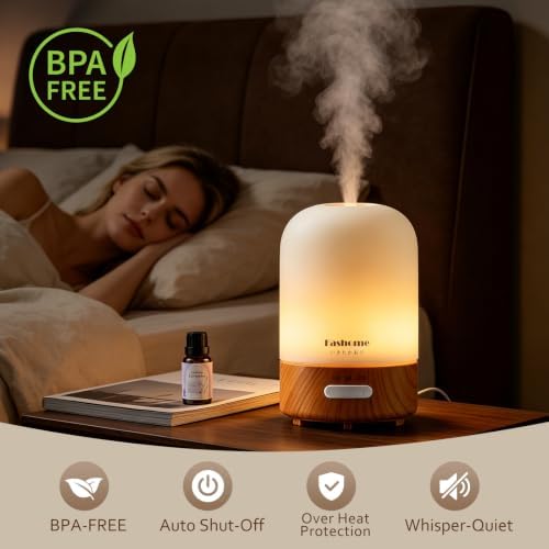 Essential Oil Diffuser, Hand Blown Glass Oil Diffuser for Bedroom - Image 3