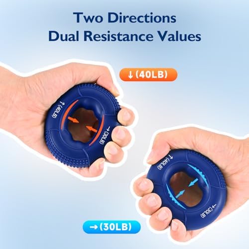 FitBeast Grip Strength Trainer, Finger Exerciser, Forearm Strengthener 9-Piece Kit, Hand Grip Strengthener Targeted Strength, Relief & Recovery - Image 2