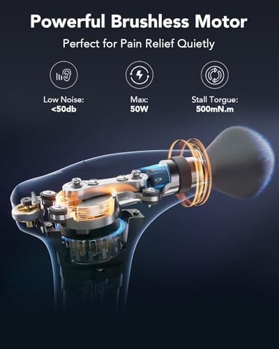 SKG Mini Massage Gun Deep Tissue for Women Men, FSA and HSA Eligible Birthday Gift for Women Men, 10mm Portable Percussion Massage Gun with Carry Bag, Handheld Muscle Massager for Pain Relief, FS700 - Image 5