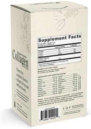 Great Lakes Wellness Collagen Peptides Powder, Unflavored, 20 Stick Packs - Image 2