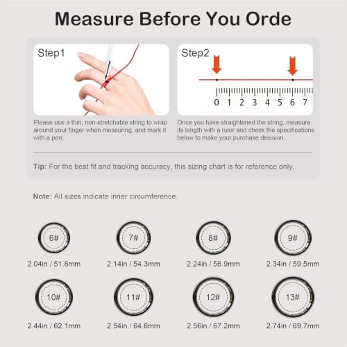 Smart Ring for Women Men, Sleep Activity Health Tracking Ring - Image 2