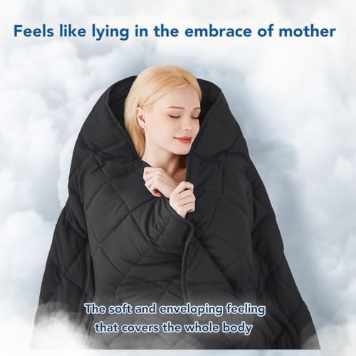 Topcee Weighted Blanket for Adults (25 lbs, 60" x 80") Queen Size Soft Cooling Heavy Blanket Sleeping, Apply to 240-260 lbs Body, Thick Breathable Blanket with Glass Bead, Easy Care - Image 3
