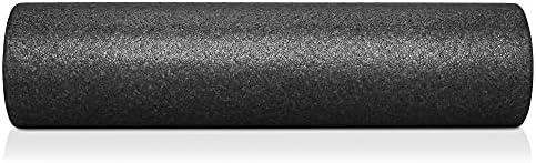 Philosophy Gym 24" High-Density Foam Roller for Exercise, Massage, Muscle Recovery - Round, Black - Image 2