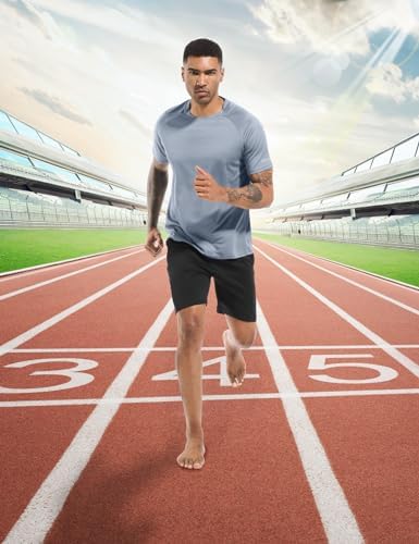 Boyzn 1, 3, 5 or 7 Pack Men's Workout Running Shirts, Dry Fit Moisture Wicking T-Shirt, Gym Athletic Short Sleeve Tee Shirts - Image 3