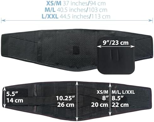 ORTONYX Lumbosacral Back Brace With Lumbar Support Pad for Men and Women - Image 4