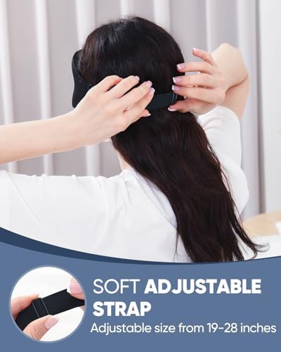 MZOO Luxury Sleep Mask for Women Men Patented Light Blocking Design - Image 6