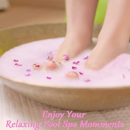Bath Foot Bombs, 16 Pack Foot Soak with Bath Salt and Tea Tree Oil. Organic Natural Handmade Aroma Pure Essential Oil Bubble Foot Balls for Foot Callus, Dry Cracked, Stubborn Foot Odor Scent. - Image 5