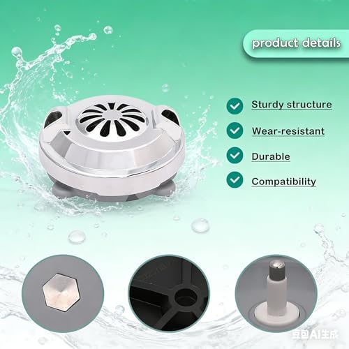 Pedicure Jet Head(4pin) Magnetic for Foot Spa Chair Replaces Part- Silvery - Image 4