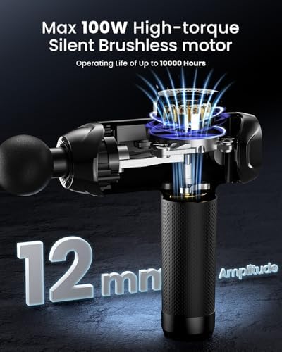 RENPHO Power+ Thermacool Massage Gun with Heat and Cold Head - Image 5