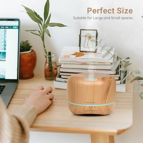 Homeweeks Essential Oil Diffuser for Room Aromatherapy Scent Diffuser - Image 6