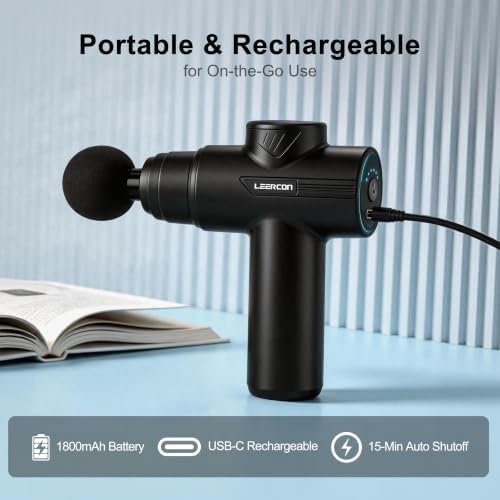 LEERCON Massage Gun Deep Tissue, Mini Muscle Massager Gun for Pain Relief - Image 5