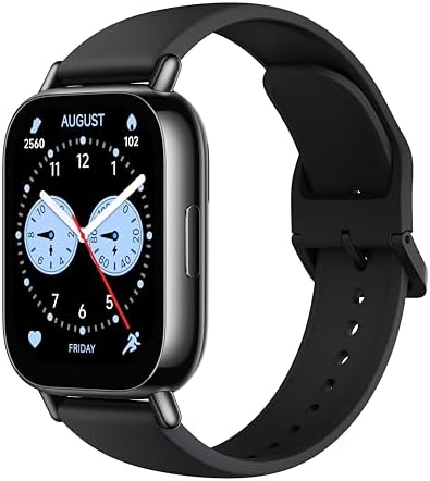XIAOMI Redmi Watch 5 Lite Global 1.96" Amoled Up to 18 Days Battery GNSS Dual Mic 150+ Workout Modes 5ATM Water Resistance Heart Rate Sensor (Black) by Xiaomi