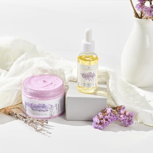 Mothers Day Gifts for Mom Spa Bath Gift Baskets Relaxing Spa Self Care for Women Her Sister Wife Bridal Shower Gifts Box Home Bath Care Package Thank You Birthday (Purple -Spa for Women) - Image 4