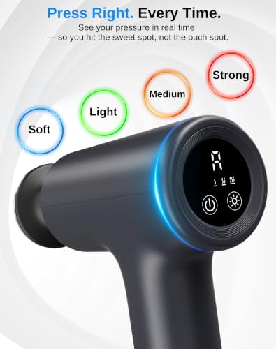 arboleaf Heated Massage Gun Deep Tissue, 3 Heat Levels, 2026 Latest Model - Image 4
