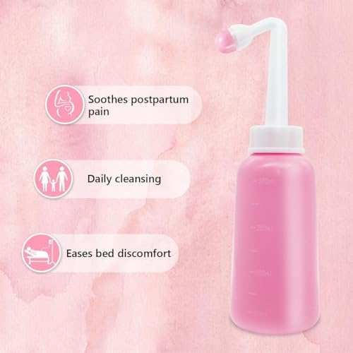 Premium Peri Bottle for Postpartum Care | Upside Down Peri Bottle, Portable Bidet for Perineal Recovery and Cleansing After Birth 12OZ/350ml - Image 2