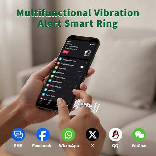 Smart Ring Fitness & Health Tracker with Display Screen for Men Women - Image 2