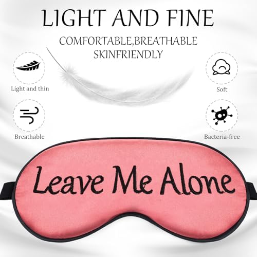 Geyoga 8 Pack Silk Funny Sleep Masks for Women Sleep, Fresh Colors - Image 3