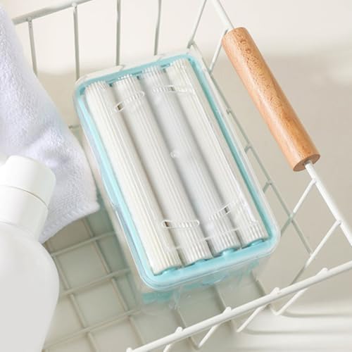 Sosoport Soap Foaming Box with Roller Non-Slip Plastic Soap Holder for Travel and Countertop Use 3pcs Set - Image 5