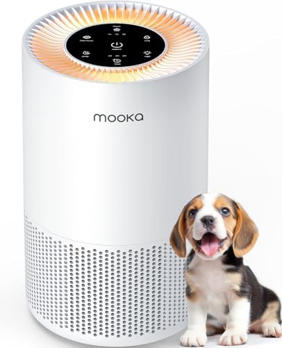 MOOKA Air Purifiers for Home Large Rooms Up to 1200ft², H13 True HEPA by MOOKA
