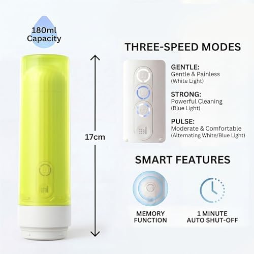 Portable Bidet for Travel,Rechargeable Electric Handheld Travel Bidet Sprayer for Women & Men,Collapsible,Portatil Peri Water Bottle Bidets for Hygiene,Camping, Backpacking,Backcountry,Hiking - Image 4