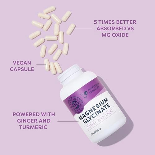 VIMERGY Magnesium Glycinate Supplement, Vegan, 180 Capsules, 90 Servings - Image 3