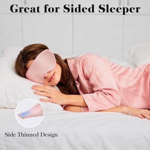 Fygrip 3D Eye Mask Sleep Mask for Men & Women, Pink - Image 6