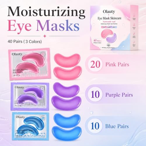 Under Eye Patches (40 Pairs), Eye Mask Bulk, Bridesmaid Gifts, Party Favors - Image 5
