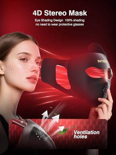 4D Wireless Red Light Therapy LED Face Mask with 328 LEDs - Image 2