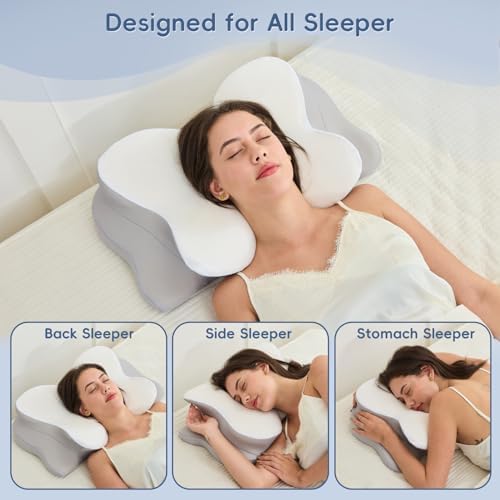 Cervical Neck Pillow,Ergonomic Memory Foam Pillow for Neck Pain Relief - Image 6