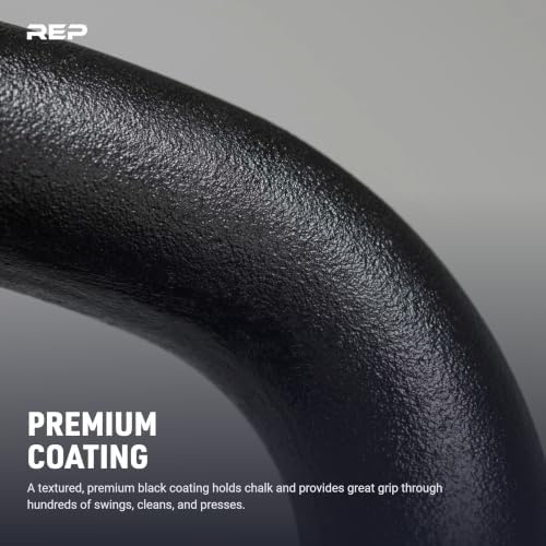 REP Fitness Kettlebell Set and Singles, 4kg to 24kg, 9lb to 53lb Weight Range, Cast Iron, Strength Exercise Training, Home Gym, Power Workout Equipment, Free Weights, Dumbbell Alternative - Image 4