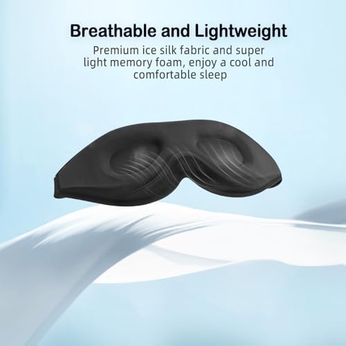 LitBear Sleep Mask for Side Sleeper Women Men, Eye Mask for Sleeping - Image 5