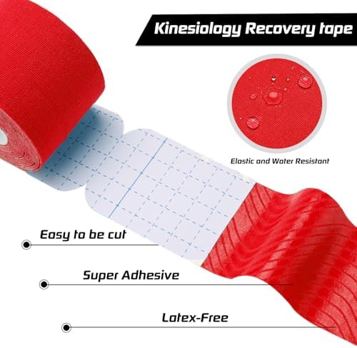 3 Pack Kinesiology Tape Precut, 60 Athletic Strips for Knee & Shoulder - Image 2