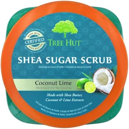 Tree Hut Coconut Lime Body Scrub, Exfoliating Sugar Scrub, Vegan, 18 Oz - Image 3