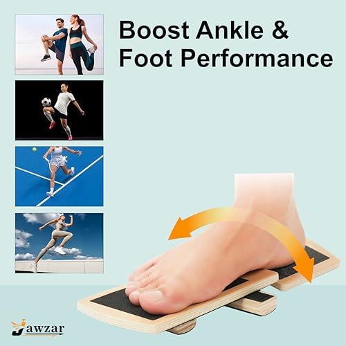 Ankle Balance Board for Physical Therapy & Recovery – Foot & Ankle Strengthener with Non Slip Surface, Single Leg Trainer for Sprains, Plantar Fasciitis, Mobility & Stability Training – Rehab & Workout Equipment - Image 4