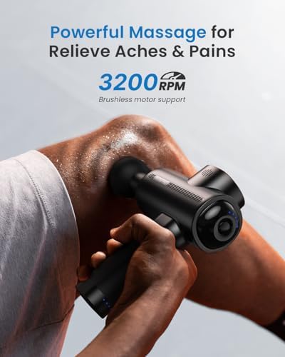 RENPHO Active Massage Gun Deep Tissue, Percussion Handheld Neck Massager - Image 4