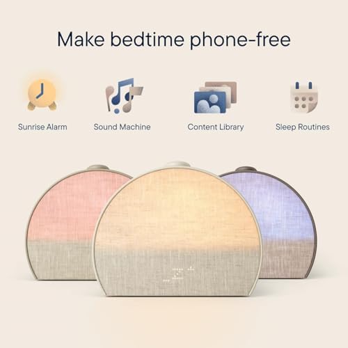 Hatch Restore 3 Sunrise Alarm Clock & Sound Machine, Smart Light (Putty) - Image 2