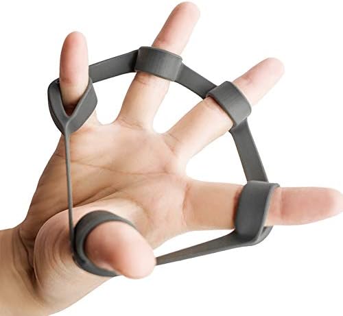 Airisland Finger Stretcher Hand Resistance Bands Hand Extensor Exerciser Finger Grip Strengthener Strength Trainer Gripper Set for Arthritis Carpal Tunnel Exercise Guitar and Rock Climbing 3pcs - Image 3