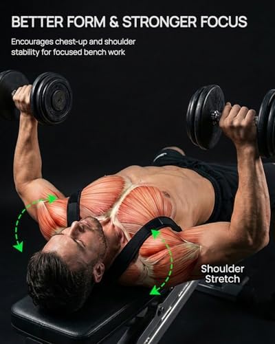 Gymgoer‘s Back Posture Corrector For Men With Reinforced Support Plate. High-Tension Posture Brace To Open Shoulders. Pro-Grade Back Straightener For Peak Gym Form - Image 2