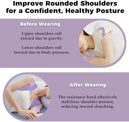 2PCS Posture Corrector Set,Nighttime Posture Brace Sleeping and Adjustable Back Straps For Posture,Unisex,Provides Soft and Comfortable Back Support,Effectively Relieves Pain - Image 2