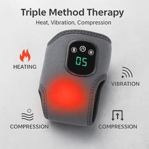 2026 New Upgranded Foot Revive Massager for Neuropathy, Portable Triple Method Heated Ankle Wrap with Extension Strap, 3 Vibration Modes, 5 Heat Levels for Foot Relaxation (1 pcs) - Image 4