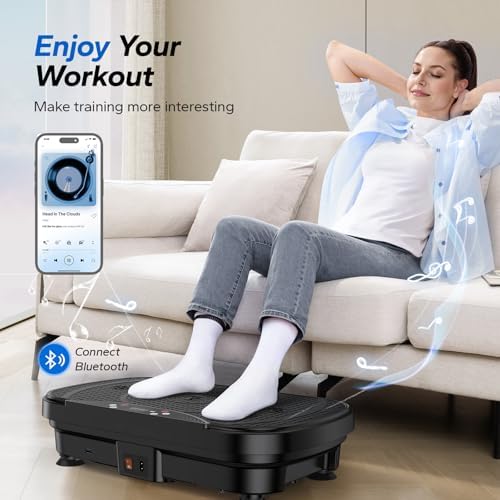Merach V28 Vibration Plate Exercise Machine with 99 Speeds & Bluetooth - Image 3