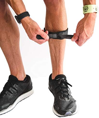 Calf & Shin Supports, Shin Splint Brace | Adjustable Neoprene Shin Splint & Leg Compression Support Strap | for Strains, Injuries, Pain by CROSSTRAP