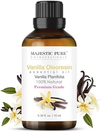 Majestic Pure Vanilla Essential Oil for Diffuser - 0.3 Fl Oz by BeautyandPersonalCare