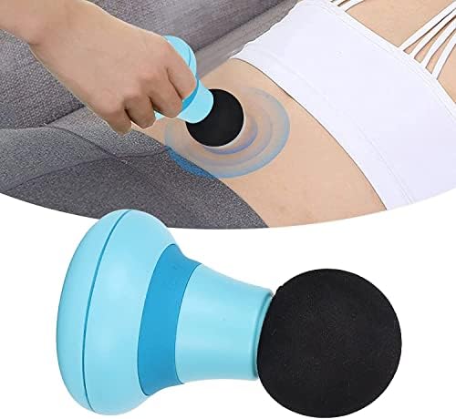 Mini Massage Gun, Portable Mini Massager USB Charging Electric Handheld Personal Massager with 6 Speed Vibration, Deep Tissue Muscle Massager Fascia Gun for Relaxation Muscles Relief Pain (Blue) - Image 7